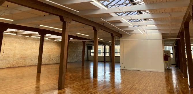 warehouse loft painting in chicago
