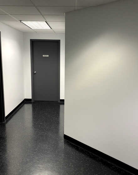 Chevrolet dealership office and showroom interior painting in Naperville project photo 2