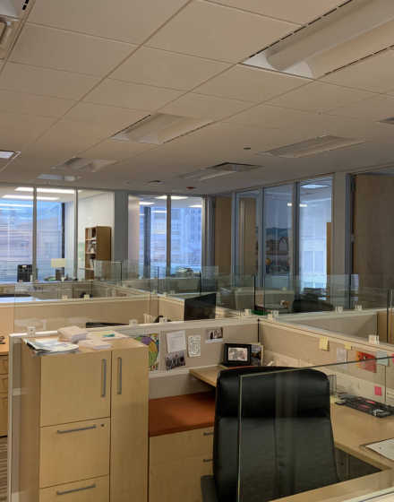 Non-profit organization’s office interior painting in Chicago project photo 1