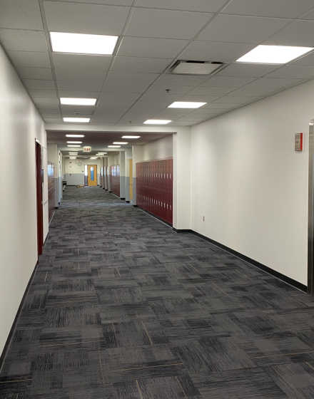 Chicago school’s classrooms, hallways and toilets interior painting project photo 2