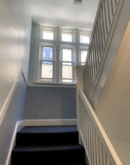 Condominium association interior stairwells painting project in Chicago project photo 2