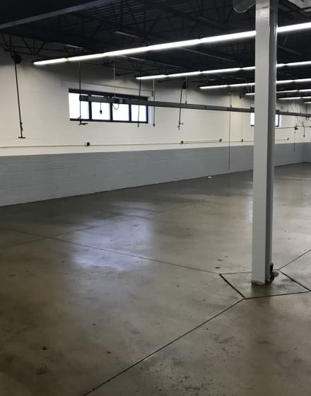 Commercial interior painting for warehouse building in Bensenville project photo
