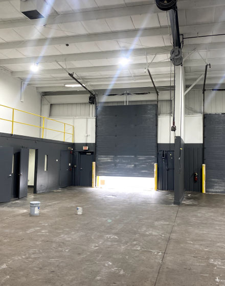 Warehouse interior and exterior painting in Romeoville project photo 2