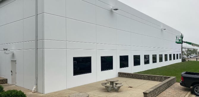 warehouse exterior painting